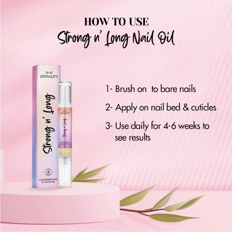 Joviality - Strong n' Long - Nourishing Nail & Cuticle Oil